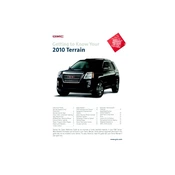 GMC Terrain 2010 manual cover