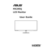 ASUS Designo MX299Q Monitor manual cover