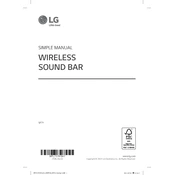 LG SP7Y SP7Y.DUSALLK Sound Bar manual cover