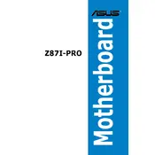 ASUS Z87I-PRO Motherboard manual cover