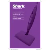 Shark SLIM S3452 Mop manual cover