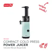 Dash DCSJ200 Compact Cold Press Power Juicer manual cover