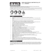 Sealey MC401A Lift manual cover