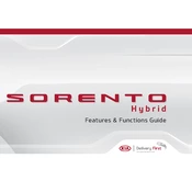 Kia Sorento Hybrid 2021 SUV manual cover