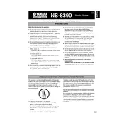 Yamaha NS-8390 Speaker manual cover