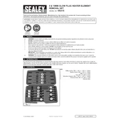 Sealey VS315 Plug manual cover