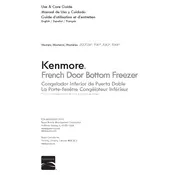 Kenmore 70447 253.7034 Refrigerator manual cover