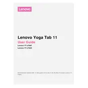 Lenovo YOGA Tab 11 YT-J706F Tablet manual cover