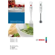 Bosch CleverMixx MSM2423GGB Blender manual cover