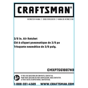 Craftsman CMXPTSG1007NB Ratchet manual cover