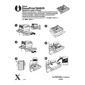 Xerox DocuPrint N4525 500 Sheet Tray Printer manual cover