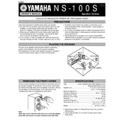 Yamaha NS-100S Speaker manual cover