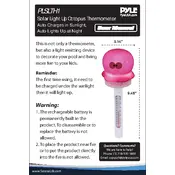 Pyle PLSLTH1 Thermometer manual cover