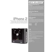 Reloop iPhono 2 Audio Interface manual cover