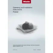 Miele F 2412 Vi Freezer manual cover