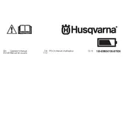 Husqvarna 100-B380X Charger manual cover