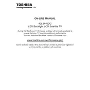 Toshiba 40L3448DG TV manual cover