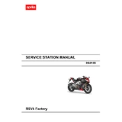 Aprilia RSV4 Factory 2009 Motorcycle manual cover