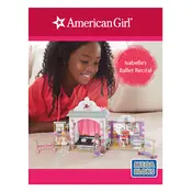 Mega Bloks Mattel American Girl Isabelle Recital DPK86 Construction Set manual cover