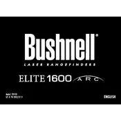 Bushnell 205110 Rangefinder manual cover