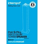 Intempo EE1227 Disco Globe Tower Speaker manual cover