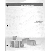 Bose Acoustimass 700 manual cover