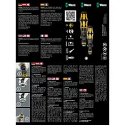 Wera Series 7400 ESD Kraftform (0.1-1.5 Nm) Screwdriver manual cover