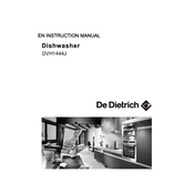 De Dietrich DVH1444J Dishwasher manual cover