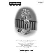 Fisher Price Mattel Crib-to-Floor Mobile W9914 Toy manual cover