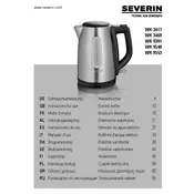 Severin WK 3417 Kettle manual cover