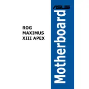 ASUS ROG MAXIMUS XIII APEX Motherboard manual cover