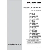 Furuno FAR-3210 Radar manual cover