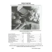 West Bend L5203 41026 Breadmaker manual cover