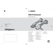 Bosch 0 601 7B0 100 Grinder manual cover