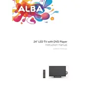 Alba LE-24GY15-T2 Plus DVD 553/7808 TV manual cover