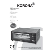 Korona 57000 Oven manual cover