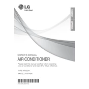 LG LW1514ER LW1514ER.ASWAUSH Air Conditioner manual cover