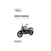 BMW R nineT Scrambler 2022 Motorcycle manual cover