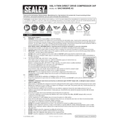 Sealey SAC10030VE.V2 Compressor manual cover