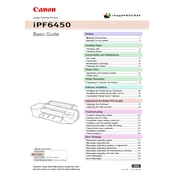 Canon imagePROGRAF iPF6450 manual cover