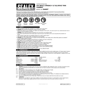 Sealey SA6007 Impact Wrench manual cover