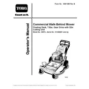 Toro 32-inch 30072 Mower manual cover