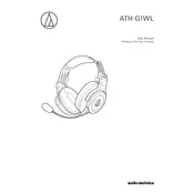 Audio-Technica ATH-G1WL Headphones manual cover