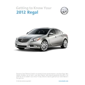 Buick Regal 2012 manual cover