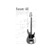 Peavey Forum AX Guitar manual cover