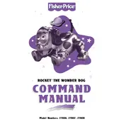 Fisher Price Mattel Rocket the Wonder Dog 77807 Toy manual cover