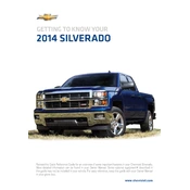 Chevrolet Silverado 2014 manual cover