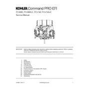 Kohler PCV680 Engine manual cover