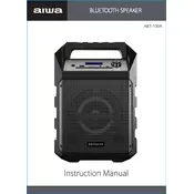 Aiwa ABT-100A Speaker manual cover