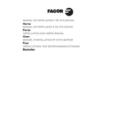 Fagor 6H-755X Oven manual cover